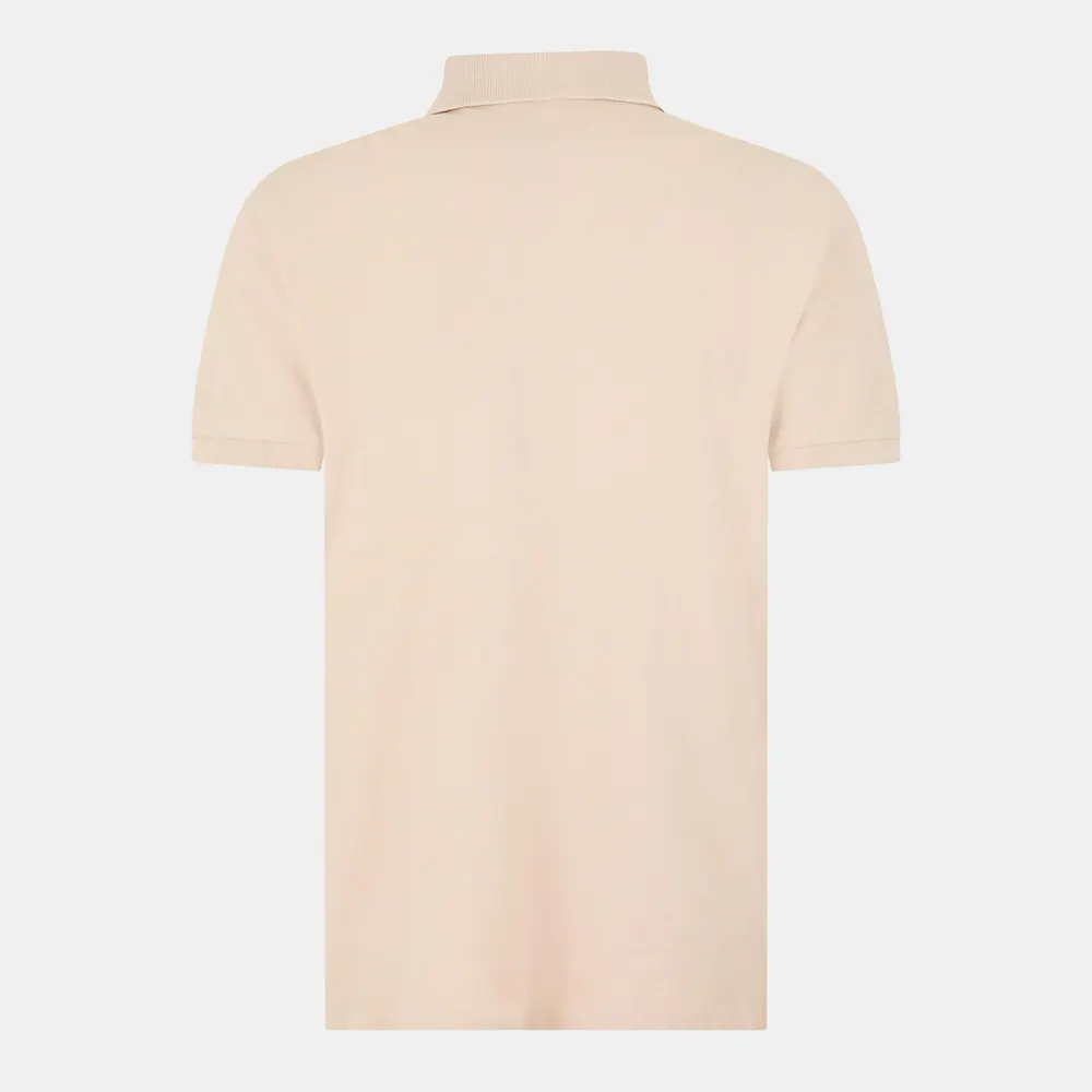 Ralph Lauren Men's Slim Fit Short Sleeve Polo Shirt in Stoneware Grey, additional product view 2