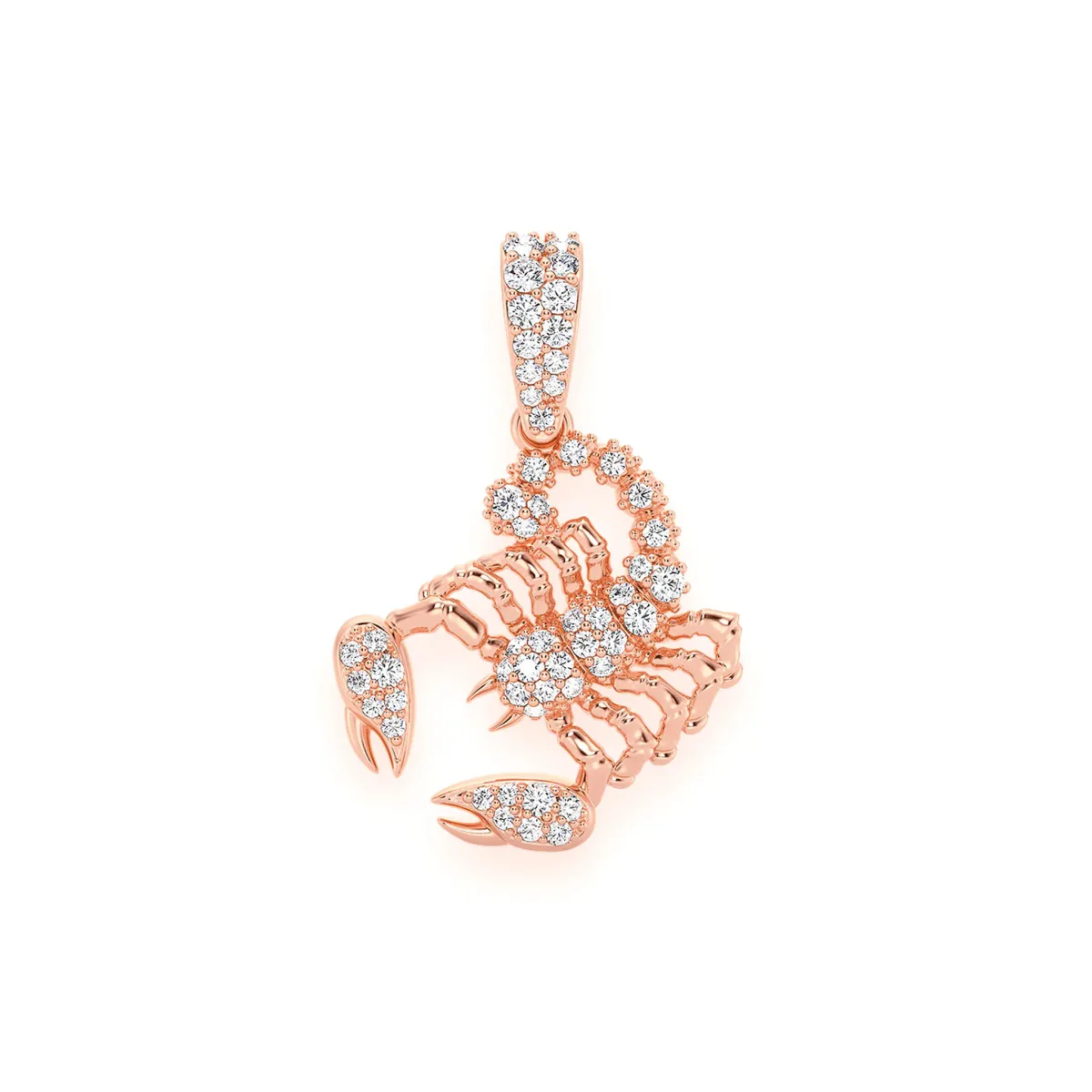 For Him Scorpion Diamond Pendant