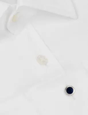 DUNHILL AD Coin Silver Cufflinks detail 2