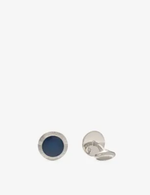 DUNHILL AD Coin Silver Cufflinks