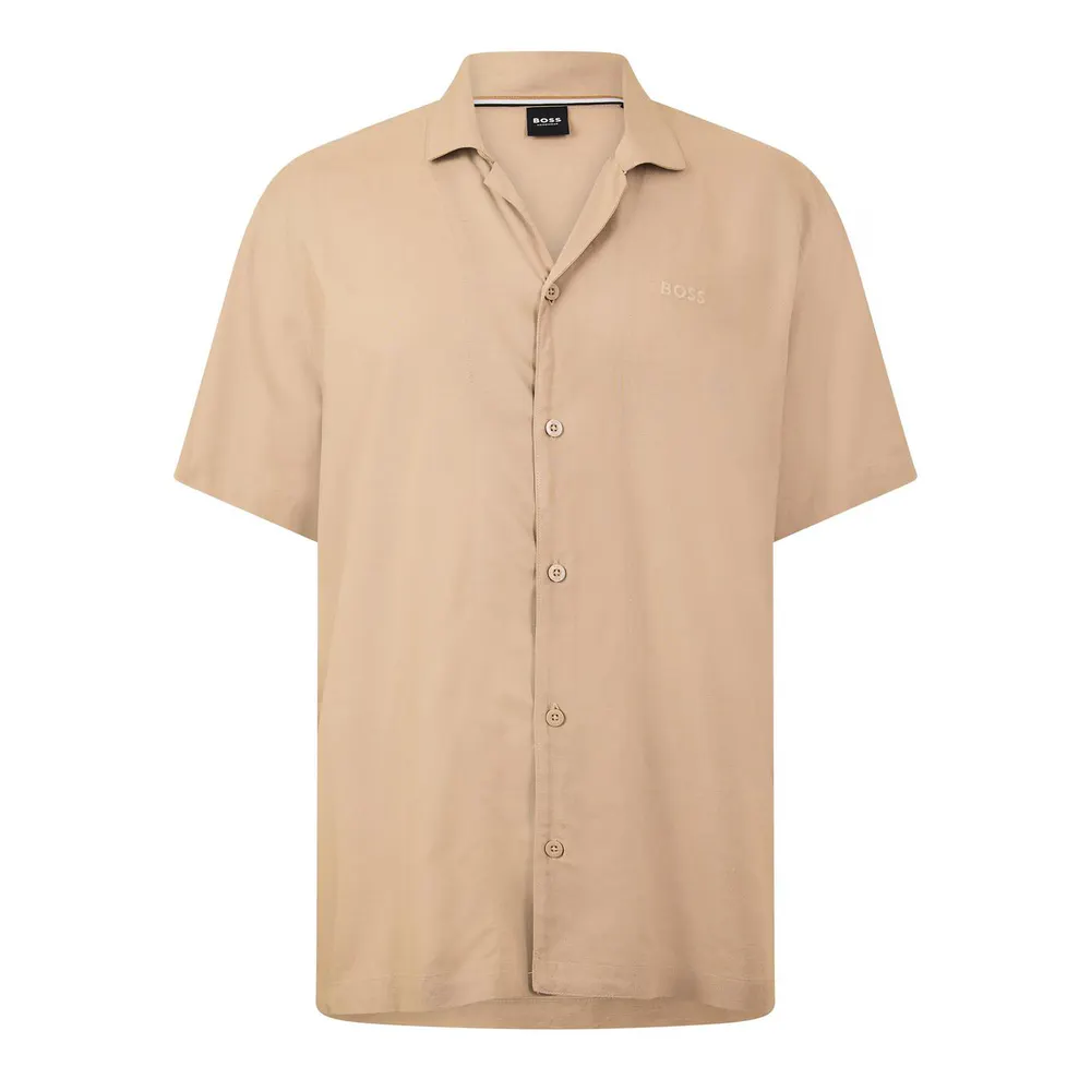 Boss Men's Short Sleeve Plain Shirt