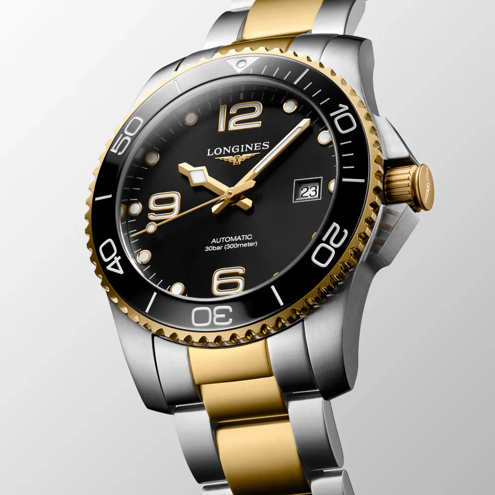 Longines HydroConquest 41mm Mens Watch in Black, additional product view 3