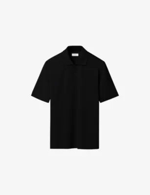 ETON Short-Sleeved Cotton-Piqué Polo Shirt - MID BLUE