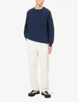 FINISTERRE Mora Knitted Wool Jumper detail 2