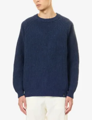 FINISTERRE Mora Knitted Wool Jumper detail 3