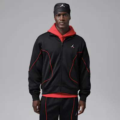 Jordan Brooklyn Men's Tracksuit Jacket - Black/Black