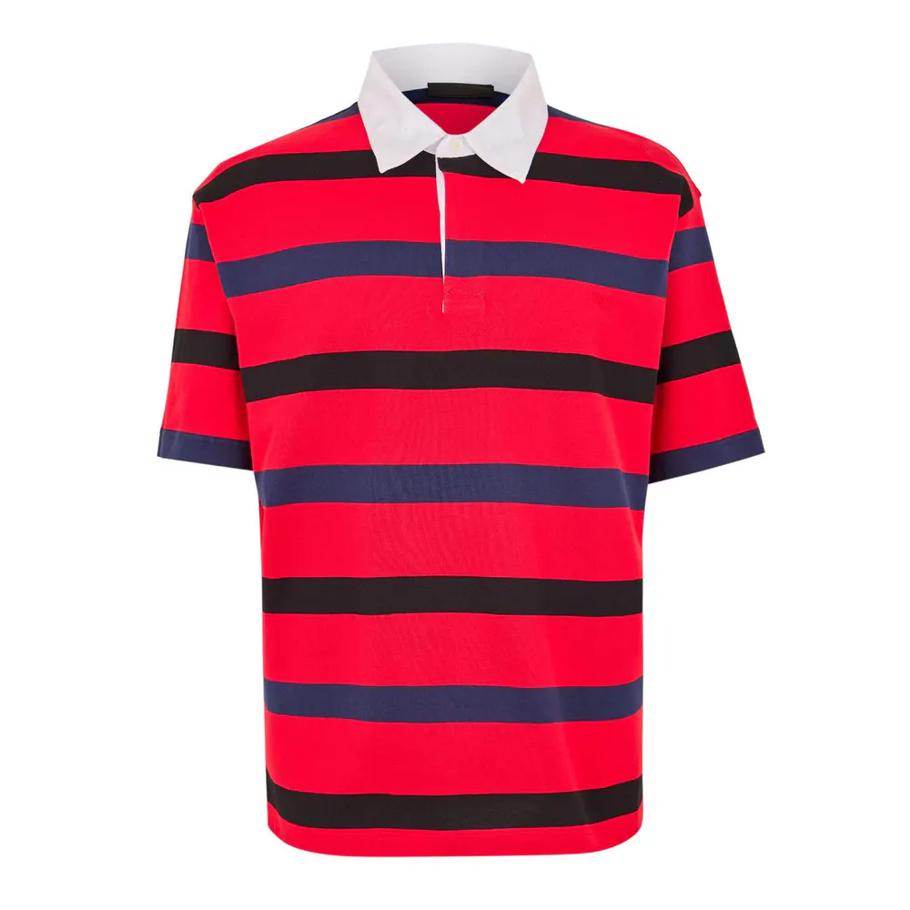 Prada Men's Short Sleeve Polo Shirt