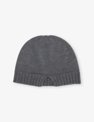 BOTTEGA VENETA Brand-Embroidered Wool Beanie detail 3