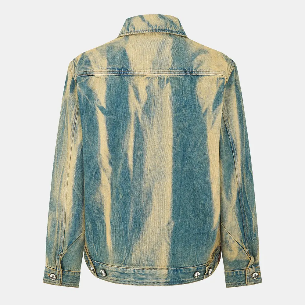 Vivienne Westwood Men's Viv Piranha Structured Denim Jacket detail 2