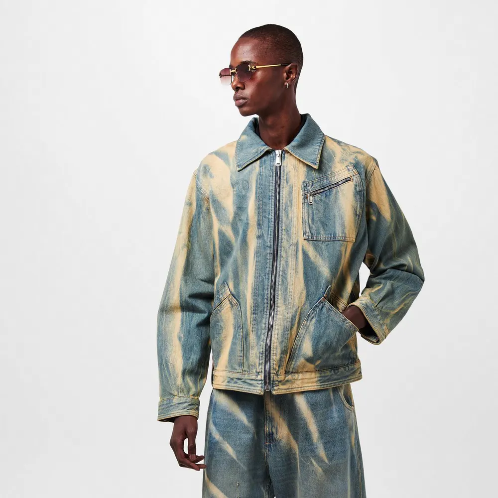 Vivienne Westwood Men's Viv Piranha Structured Denim Jacket detail 3