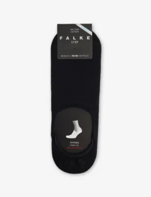 FALKE Step High-Cut Cotton-Blend Socks - Light Greymel. - 12-14.5