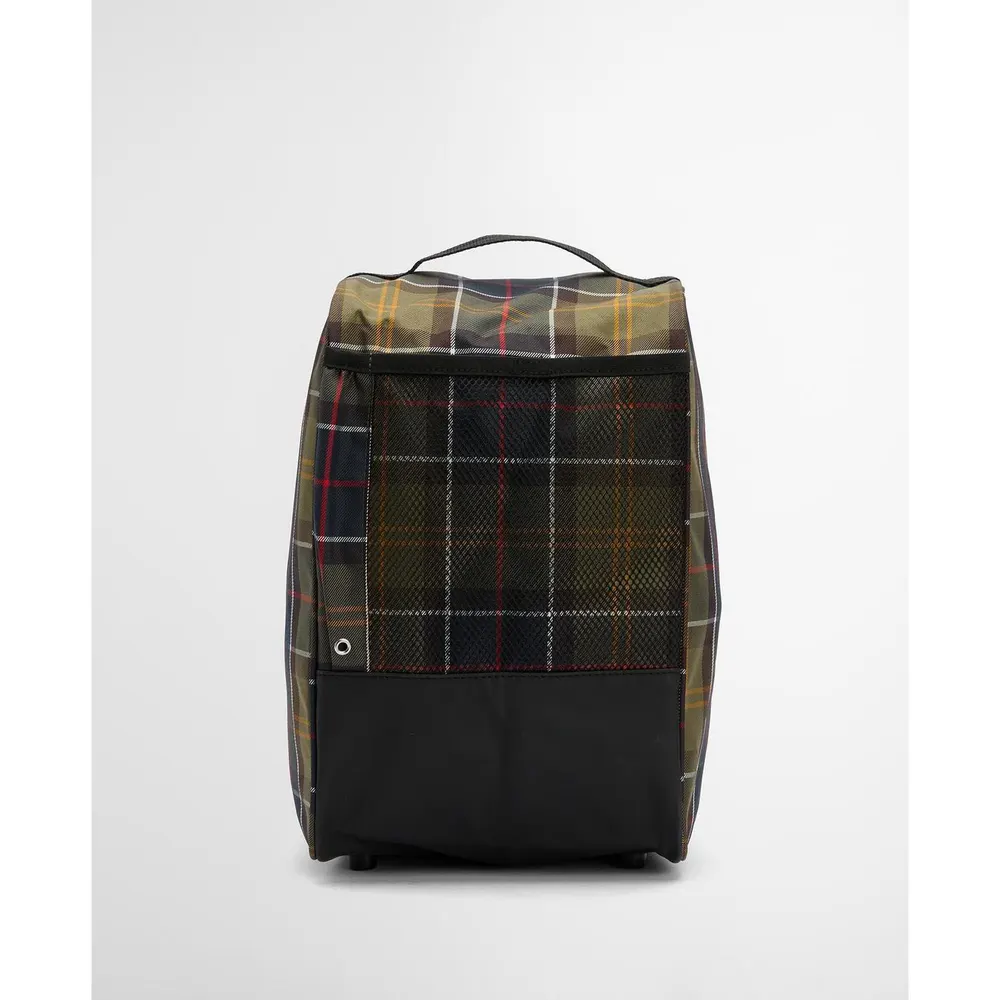 Barbour Tartan Boot Bag detail 2