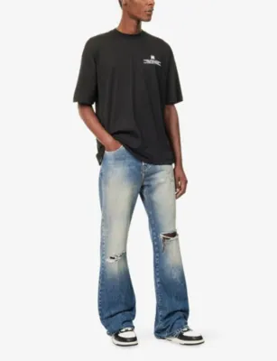 AMIRI Built on Dreams Oversized Cotton-Jersey T-Shirt detail 2