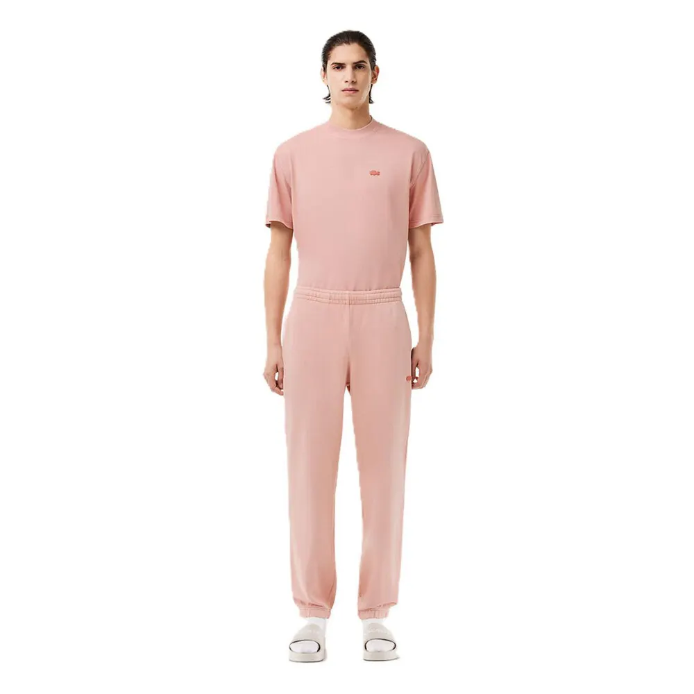 Lacoste Men's Closed Cuff Fleece Tapered Joggers detail 3