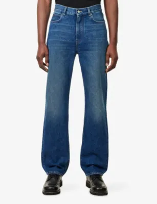 THE ROW Vanya Straight-Leg Denim Jeans detail 3