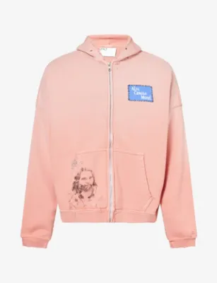 PALY HOLLYWOOD Alta Cienega Zip-Up Cotton Hoody - M/L