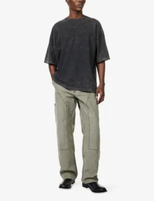 AGOLDE Portman Crewneck Cotton T-shirt detail 2
