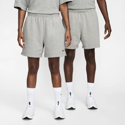 Nike NOCTA Cardinal Fleece Shorts - Dark Grey Heather/Matte Silver/Black
