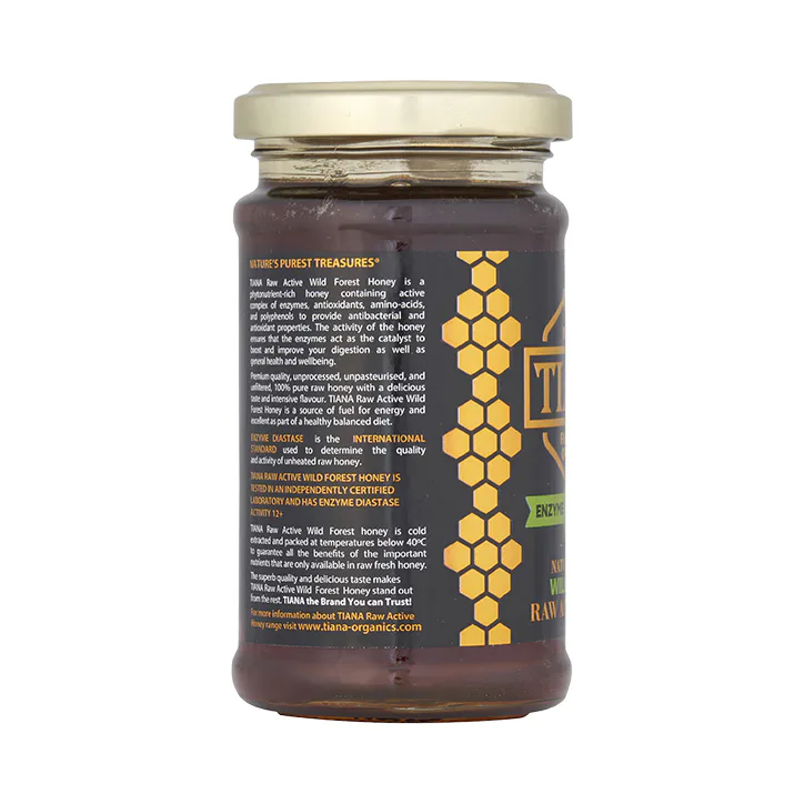 Tiana Raw Active Wild Forest Honey 250g detail 3