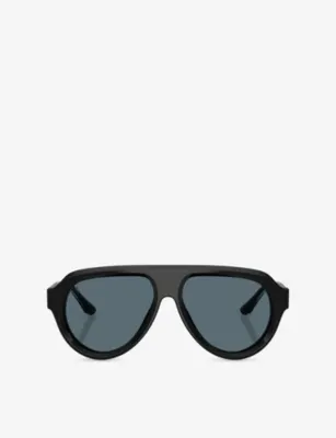 FERRARI FH2019U Aviator-Frame Acetate Sunglasses