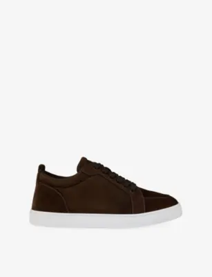 CHRISTIAN LOUBOUTIN Rantulow Orlato Suede Trainers - EUR 44.5 / 10.5 UK MEN in COSME – Mens | Trainers | Lace up trainers