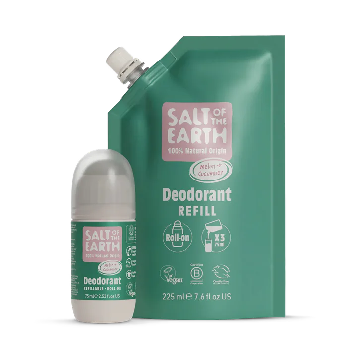 Salt of the Earth Melon & Cucumber Roll-On Refill Pouch