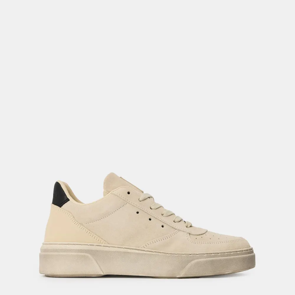 Steve Madden Men's Brent Low-Top Trainers in Beige/Beige – Footwear
