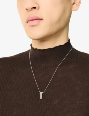 RICK OWENS Mini Trunk Brass Necklace detail 2