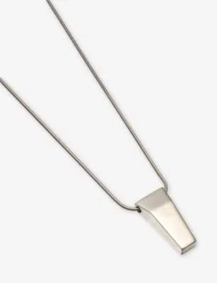 RICK OWENS Mini Trunk Brass Necklace detail 3