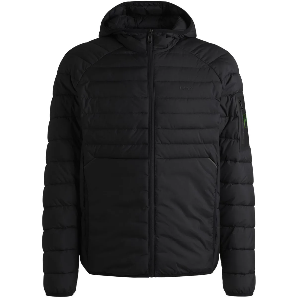 Boss Mens BOSS GREEN Urbanex Water Repellent Reflective Puffer Lightweight Puffer Jacket - Insulated