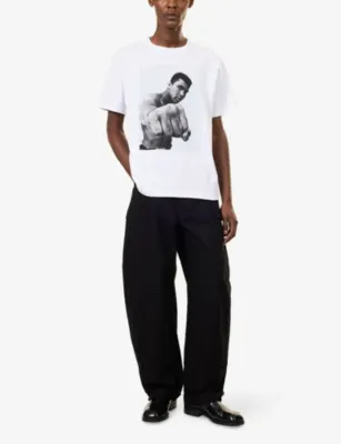 SACAI Ali Graphic-Print Cotton T-Shirt detail 2