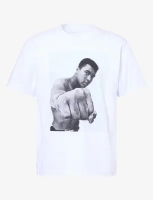 SACAI Ali Graphic-Print Cotton T-Shirt