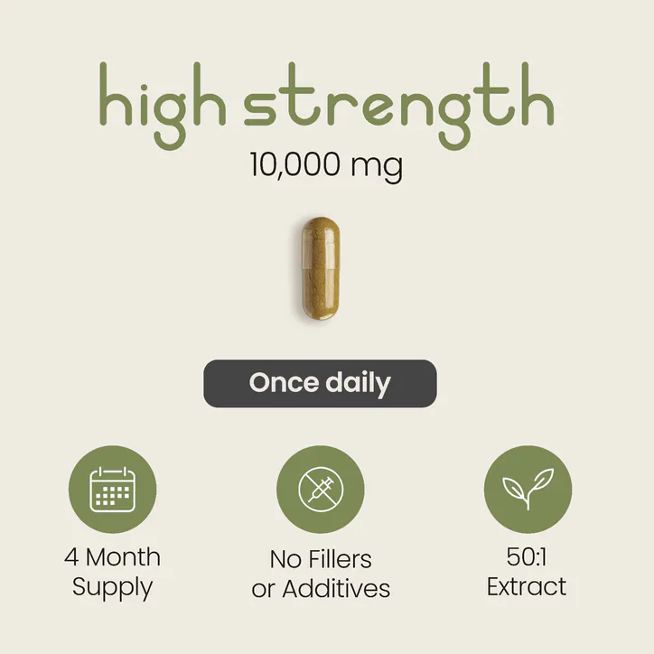 VitaBright Moringa Leaf Extract 10,000mg per Capsule - 120 Capsules - 1 a Day detail 3
