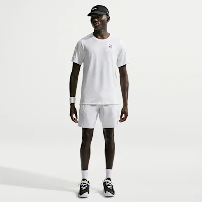 Nike NikeCourt Advantage Men's Dri-FIT 20cm (approx.) Tennis Shorts - White/Black