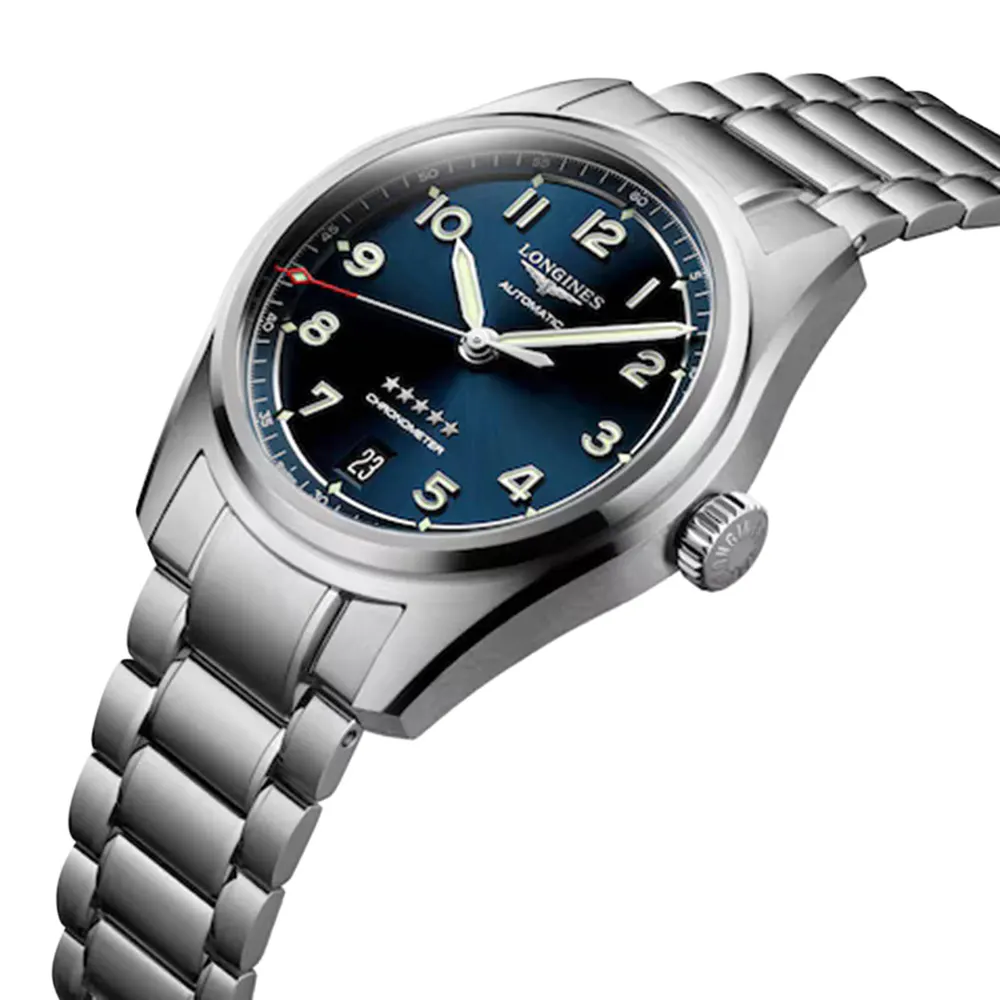 Longines Spirit 37mm Unisex Watch in Blue, additional product view 2