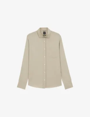 BOSS Regular-Fit Long-Sleeve Cotton Shirt