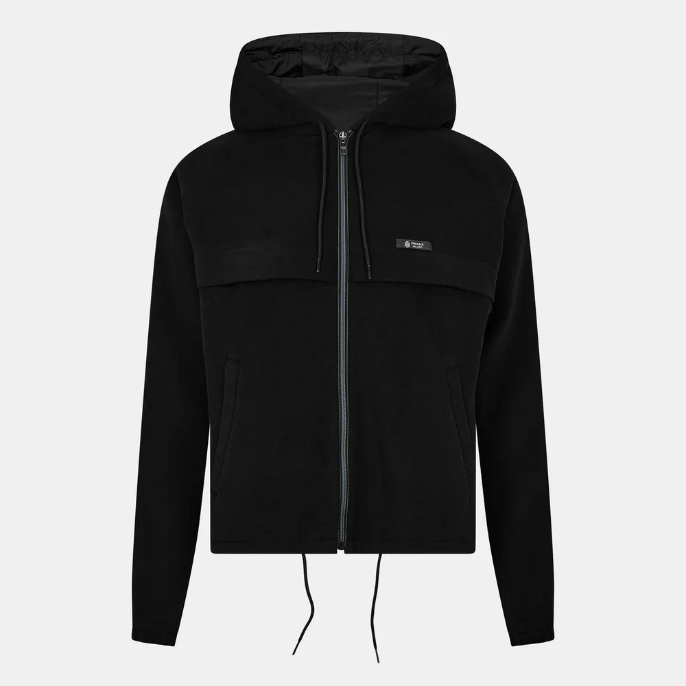 Prada Men's Hooded Zip Softshell Jacket