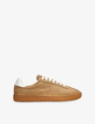 JAK Flow Suede Low-Top Trainers - EUR 41 / 7 UK MEN in TAN COMB – Mens | Trainers | Lace up trainers
