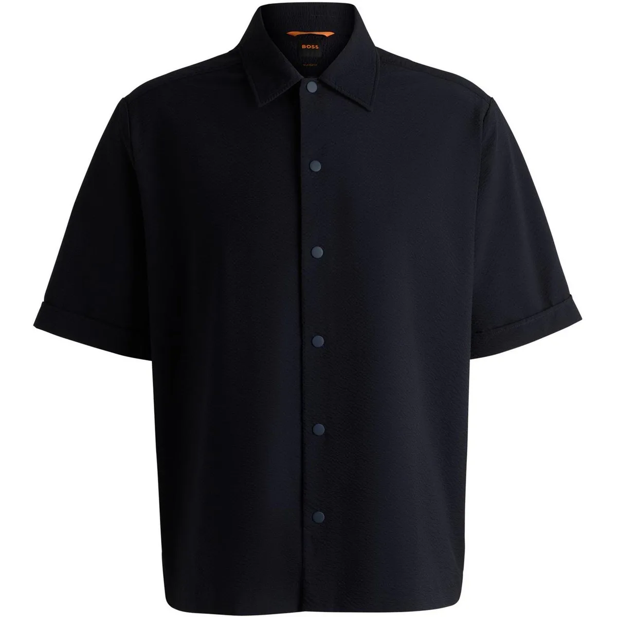 Boss Men's Lapoully Seer Plain Short-Sleeve Shirt