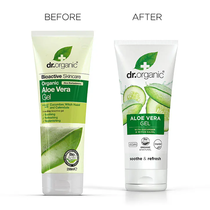 Dr Organic Aloe Vera Gel with Cucumber 200ml detail 3