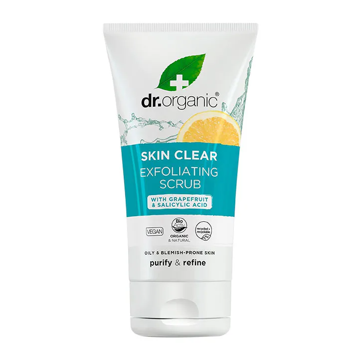 Dr Organic Skin Clear Exfoliating Face Scrub 150ml