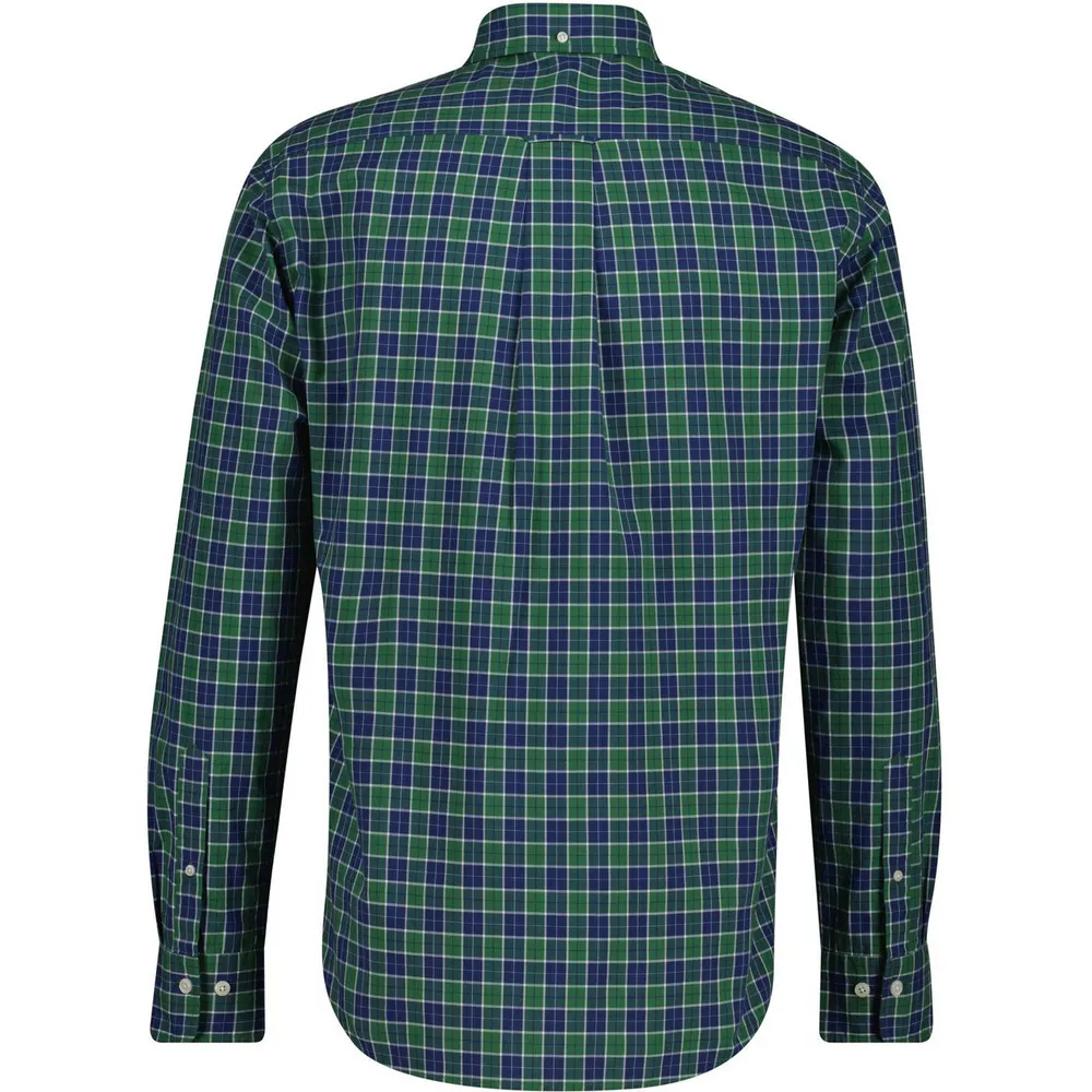 Gant Men's Classic Poplin Check Long Sleeve Shirt detail 2
