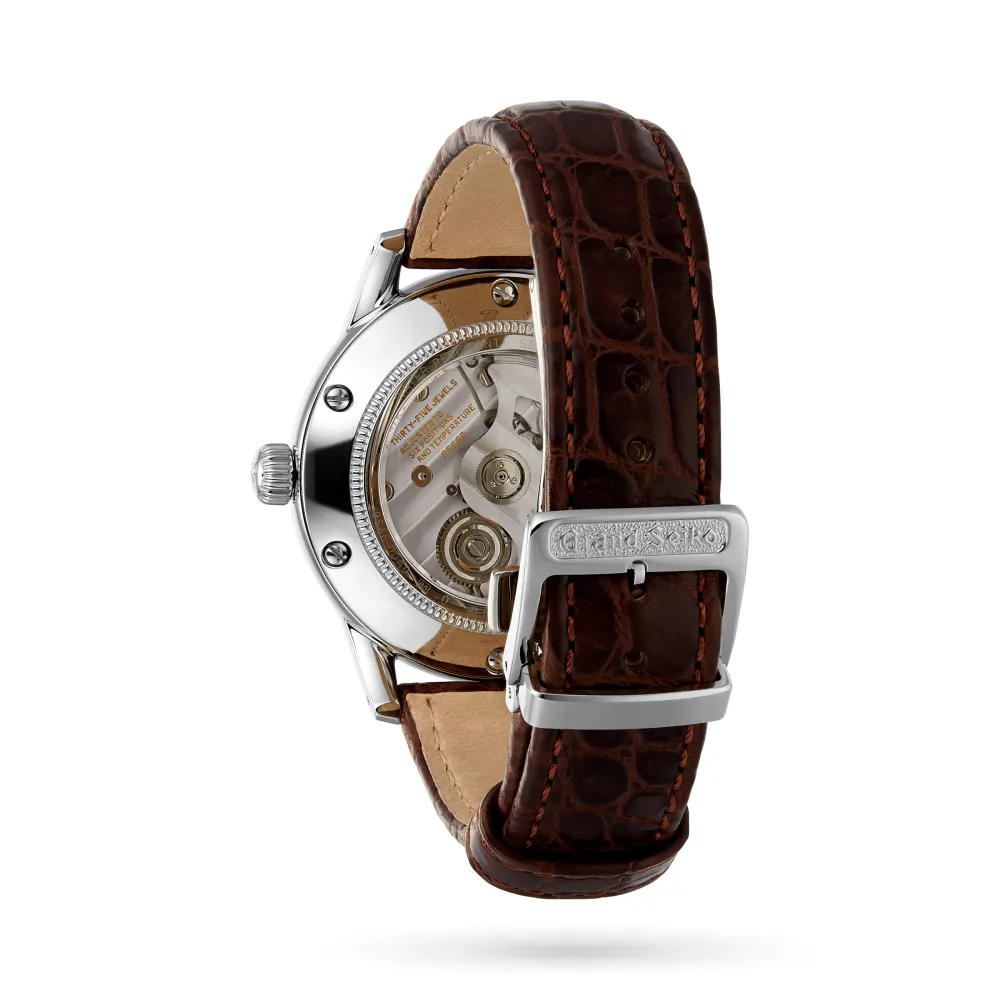 Grand Seiko Elegance Mechanical Automatic 3-Day GMT in Ivory, additional product view 3