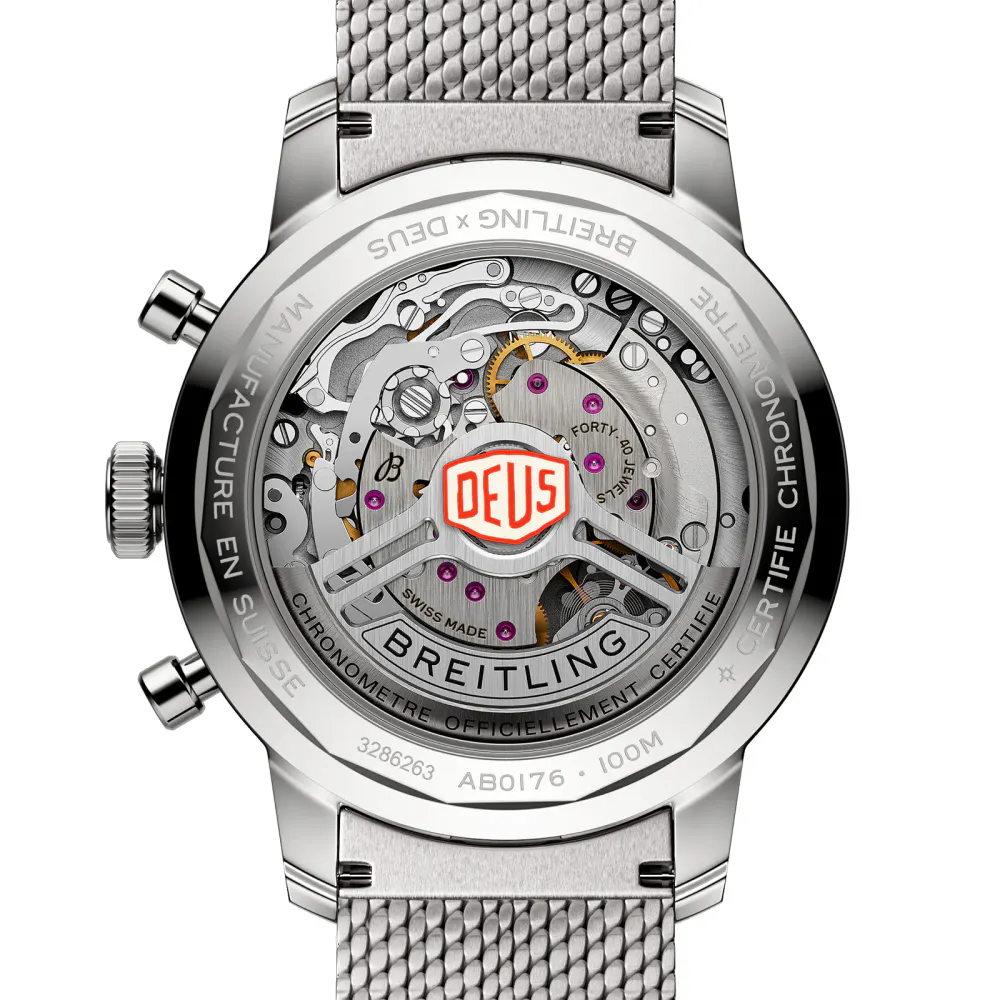 Breitling Top Time B01 Deus 41mm Mens Watch Stainless Steel detail 2