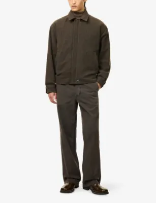 THE ROW Ramil Corduroy Cotton Trousers detail 2
