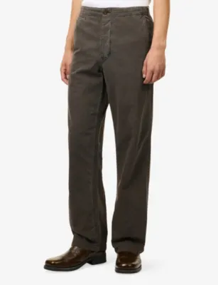 THE ROW Ramil Corduroy Cotton Trousers detail 3