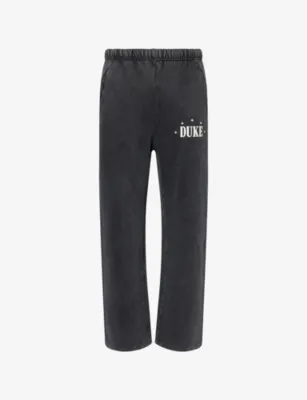 DUKE & DEXTER Core Logo-Print Cotton Jogging Bottoms