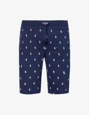 POLO RALPH LAUREN Cotton-jersey logo-print pyjama shorts