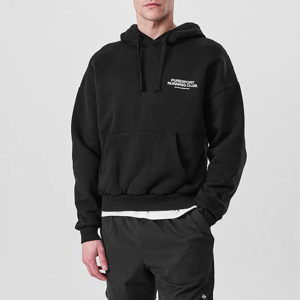 Puresport Running Club Hoodie in Black, additional product view 3