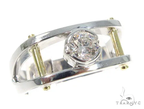 RINA - For Him FACTORY Bezel Diamond Wedding Ring 44895 in Rose Gold / 7 – Ring